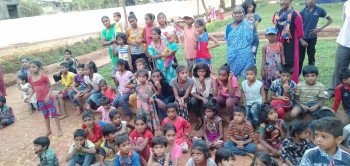Awerness program for kids colebration with all india anty coroption NGO April 20-2019