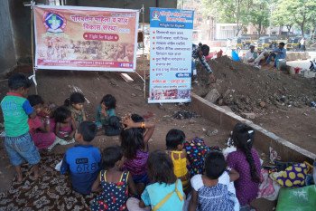 diwali celebration 2016 donation blankets and sweets