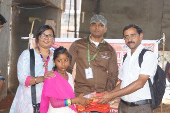 diwali celebration 2016 donation blankets and sweets