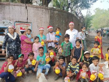 Awerness program for kids colebration with all india anty coroption NGO April 20-2019